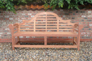 The Ryedale Teak Lutyens Garden Bench